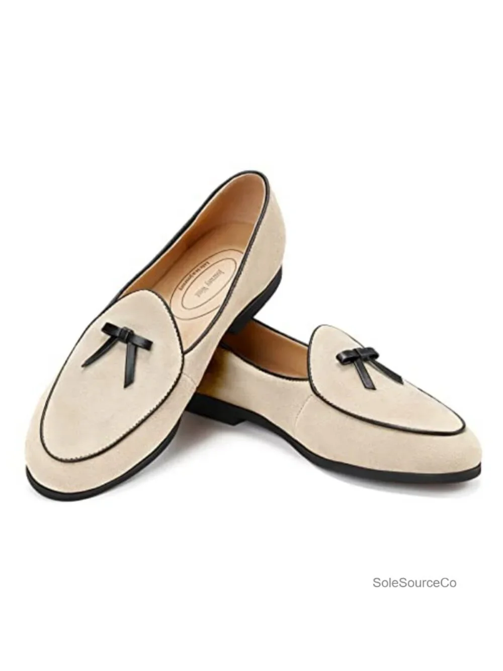 Journey West Suede Tassel Loafer Women Slip-On Belgian Penny Casual